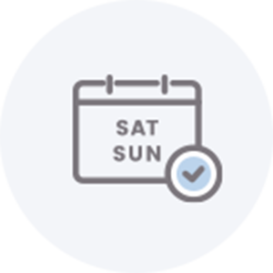 土日休暇申請制度